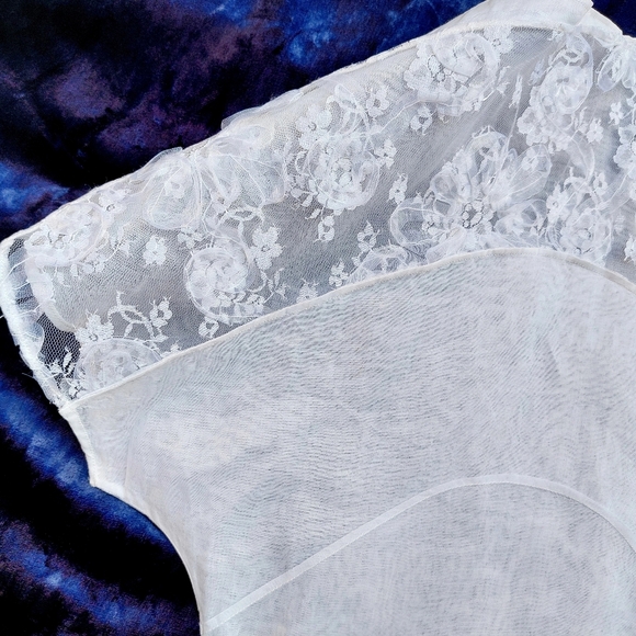 Blouse Women White Cotton Size S - Picture 10 of 13